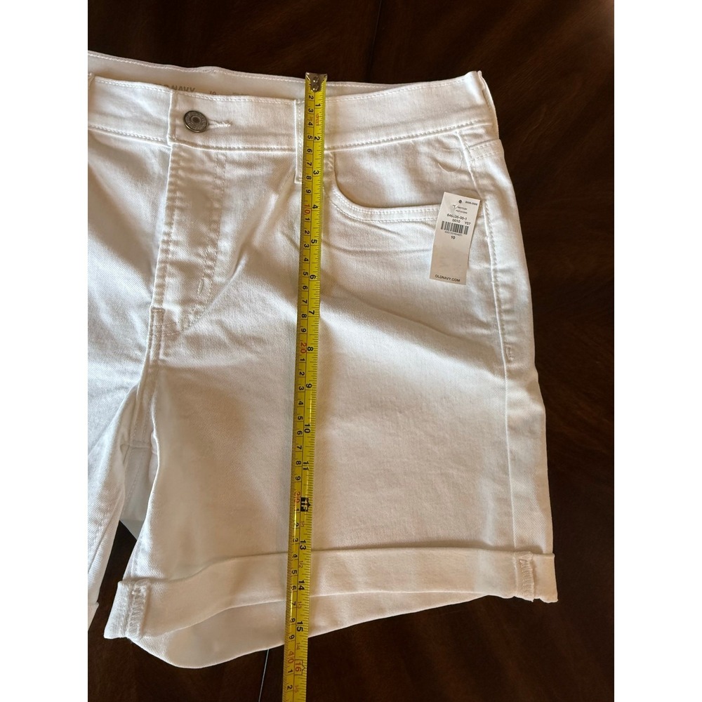 Lot of 3 Old Navy High Rise Pixie Shorts Sze 10 L White High Rise Casual NWT - Picture 8 of 13